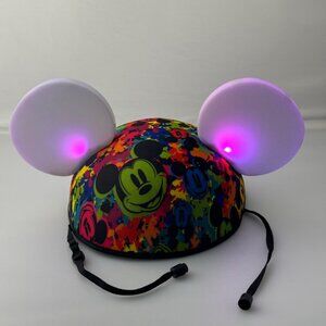 Disney Glow With the Show Light up Mickey Mouse Ear Hat W/Adjustable Strap